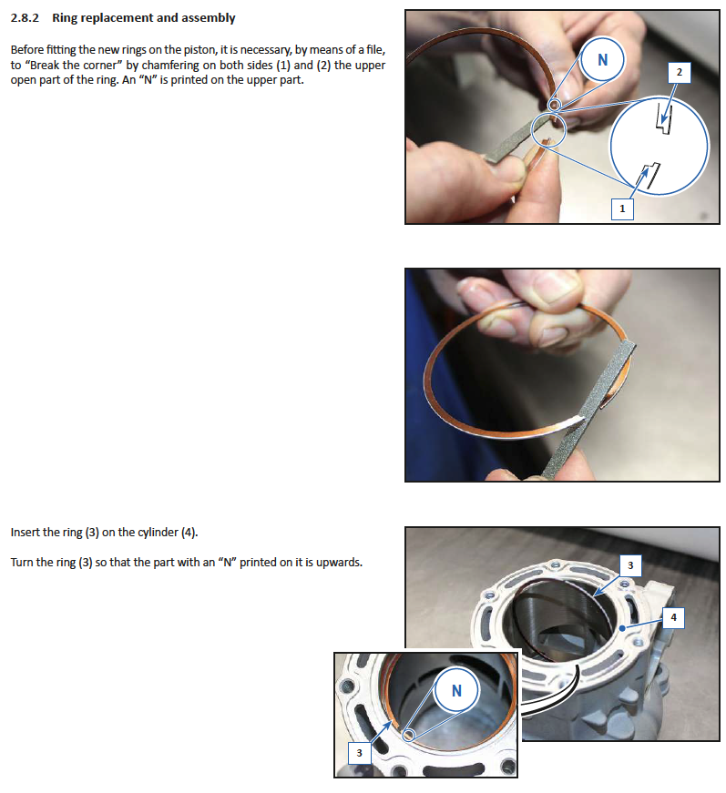 The piston design and positions for wear measurements. | Download  Scientific Diagram