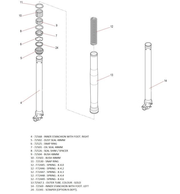 Suspension Parts Manuals TM UK TM Racing 'Moto' Official Importer