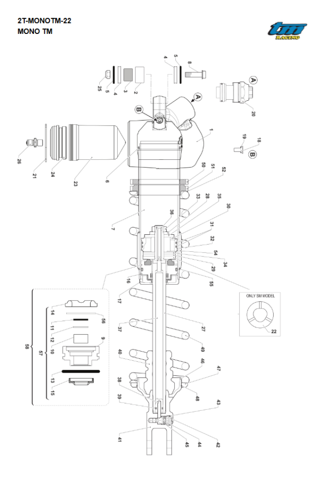 Suspension Parts Manuals - TM UK: TM 'Moto' Official Importer